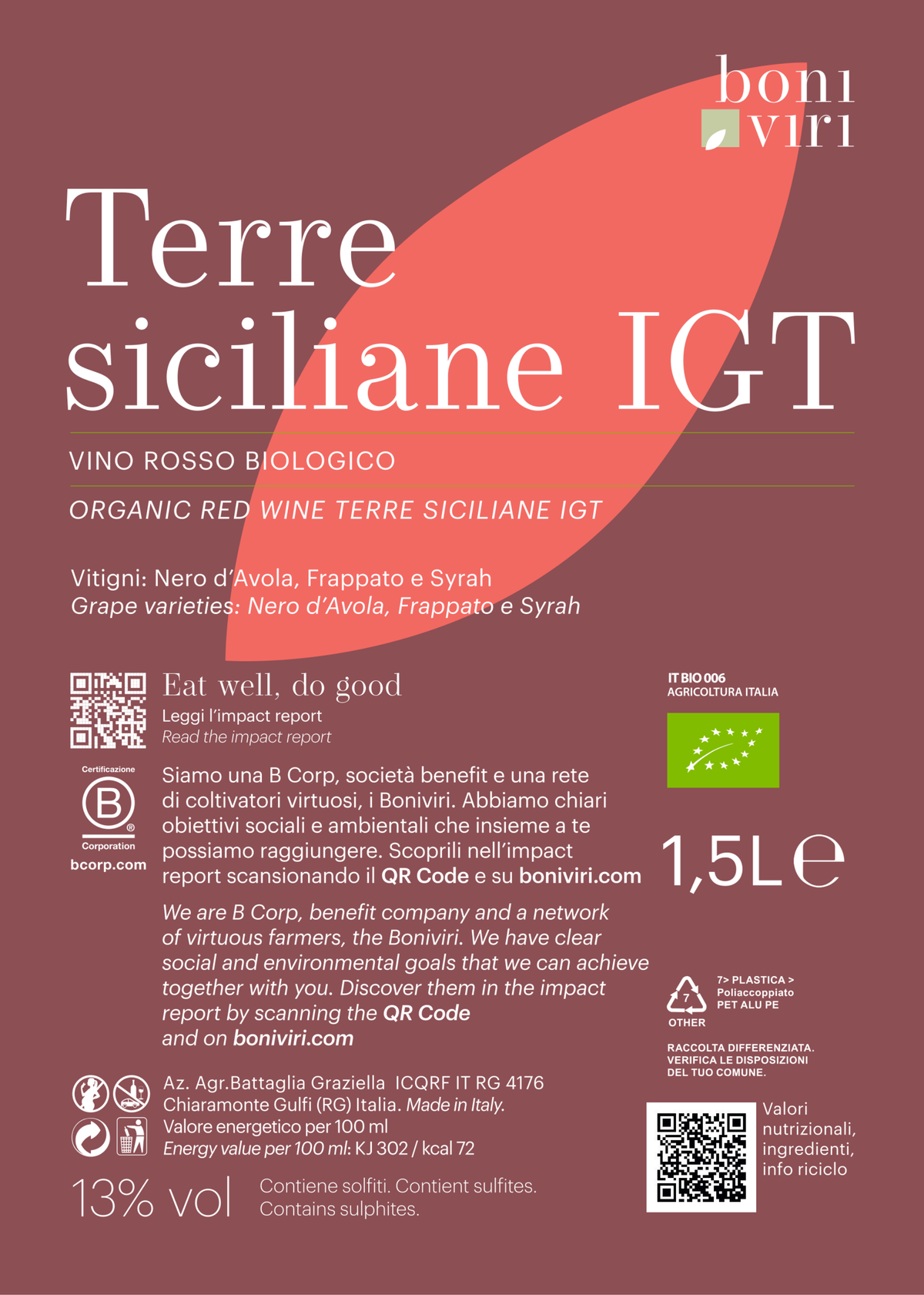 Nero d'Avola Bio Rotwein Sizilien