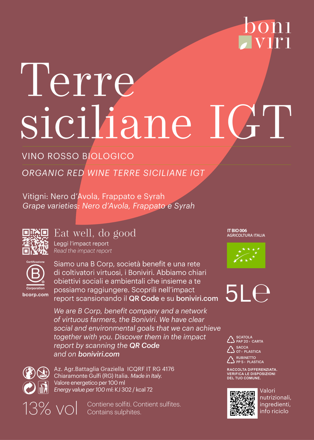 Nero d'Avola Bio Rotwein Sizilien