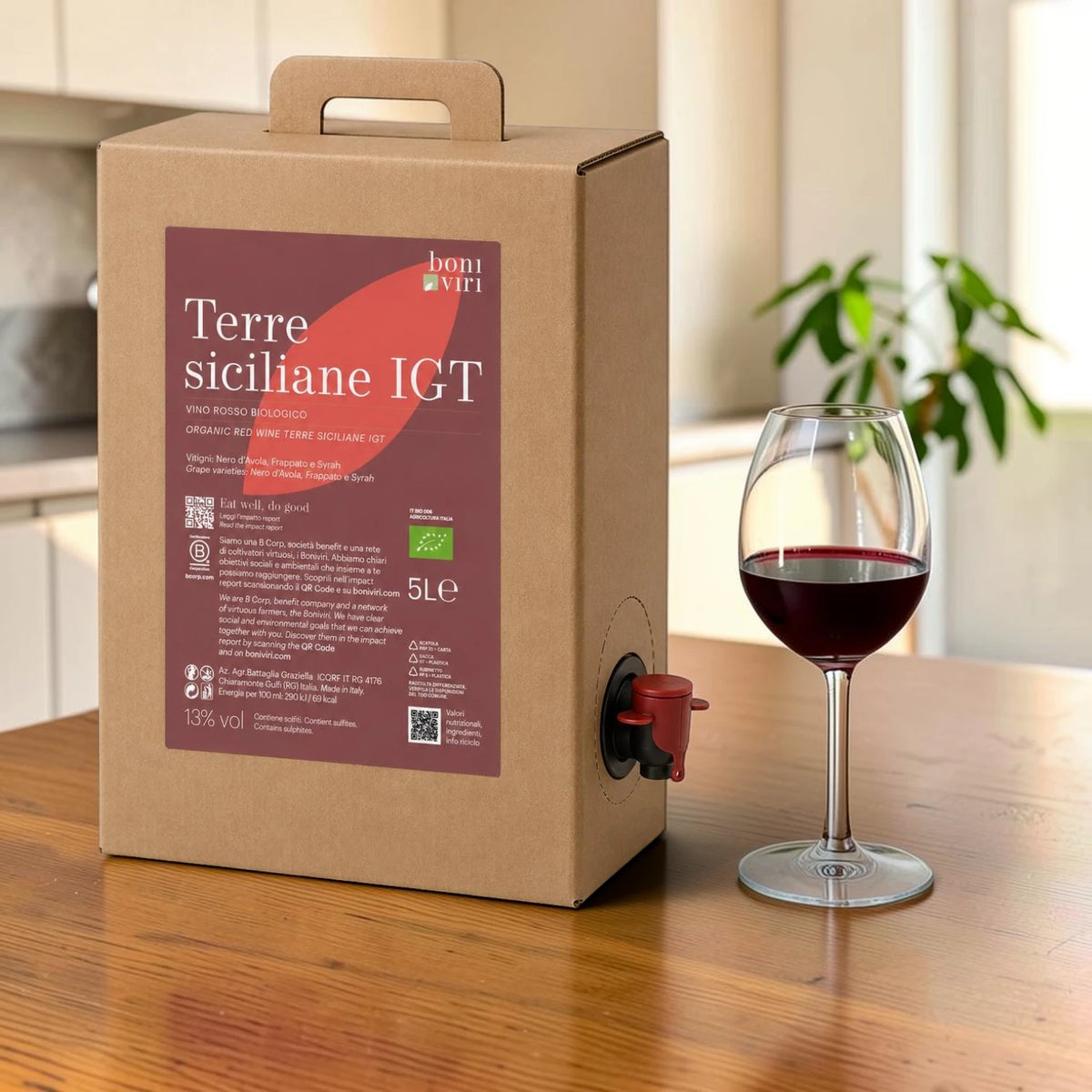 Nero d'Avola Bio Rotwein Sizilien