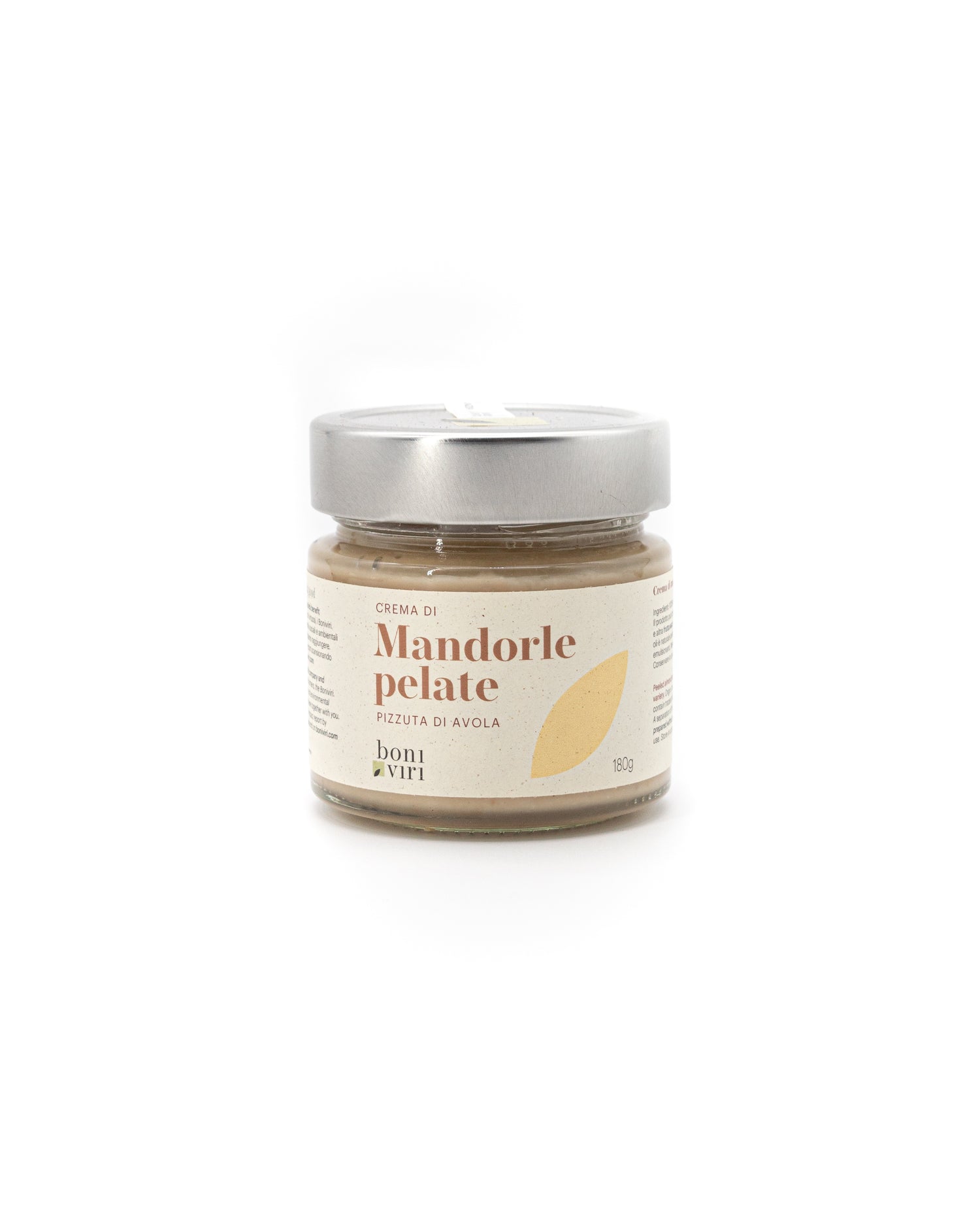 Crema di mandorle pelate