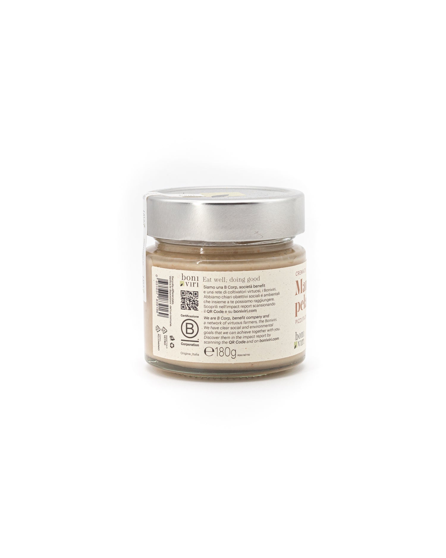 Crema di mandorle pelate