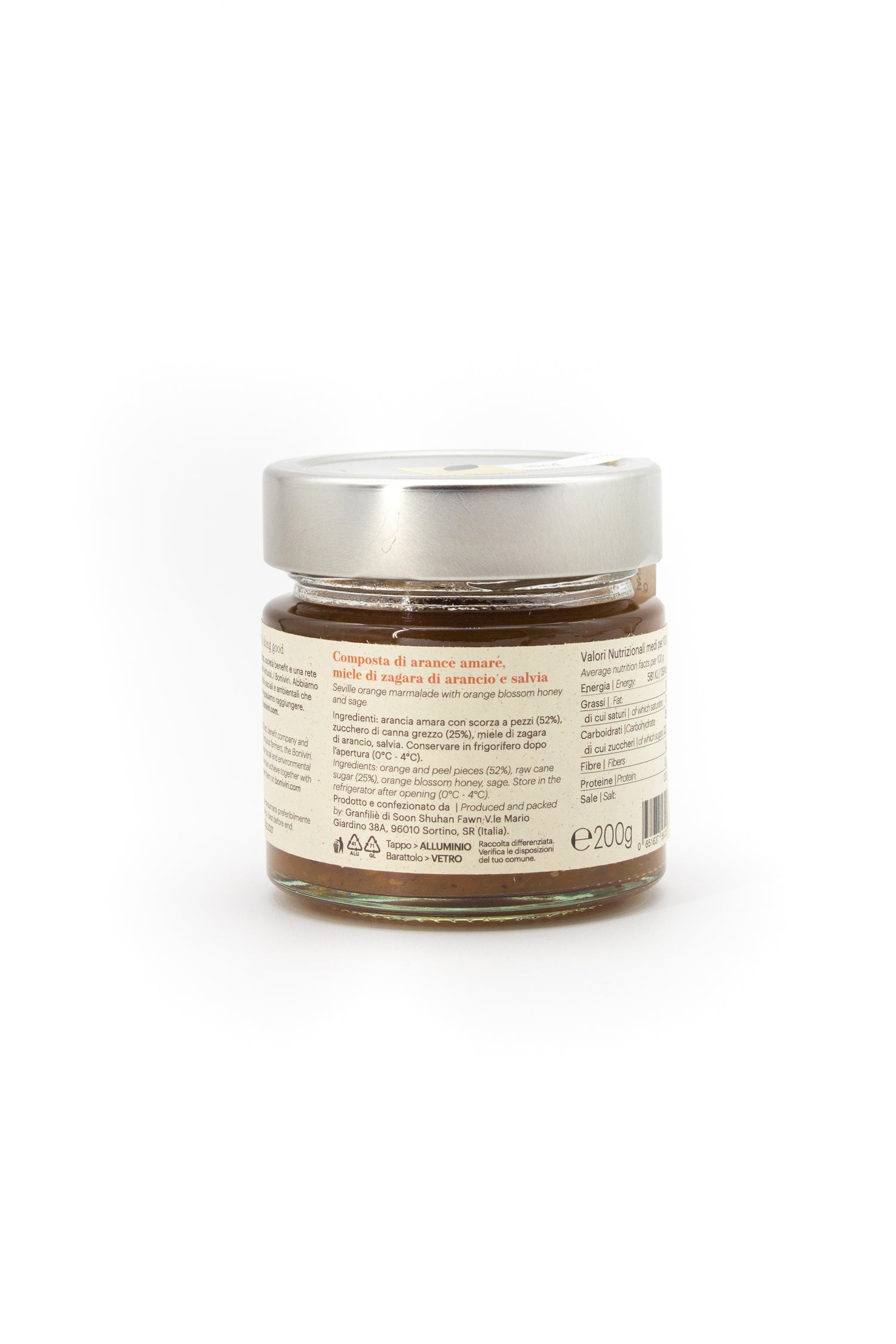 Composta di arance amare, miele di zagara e salvia