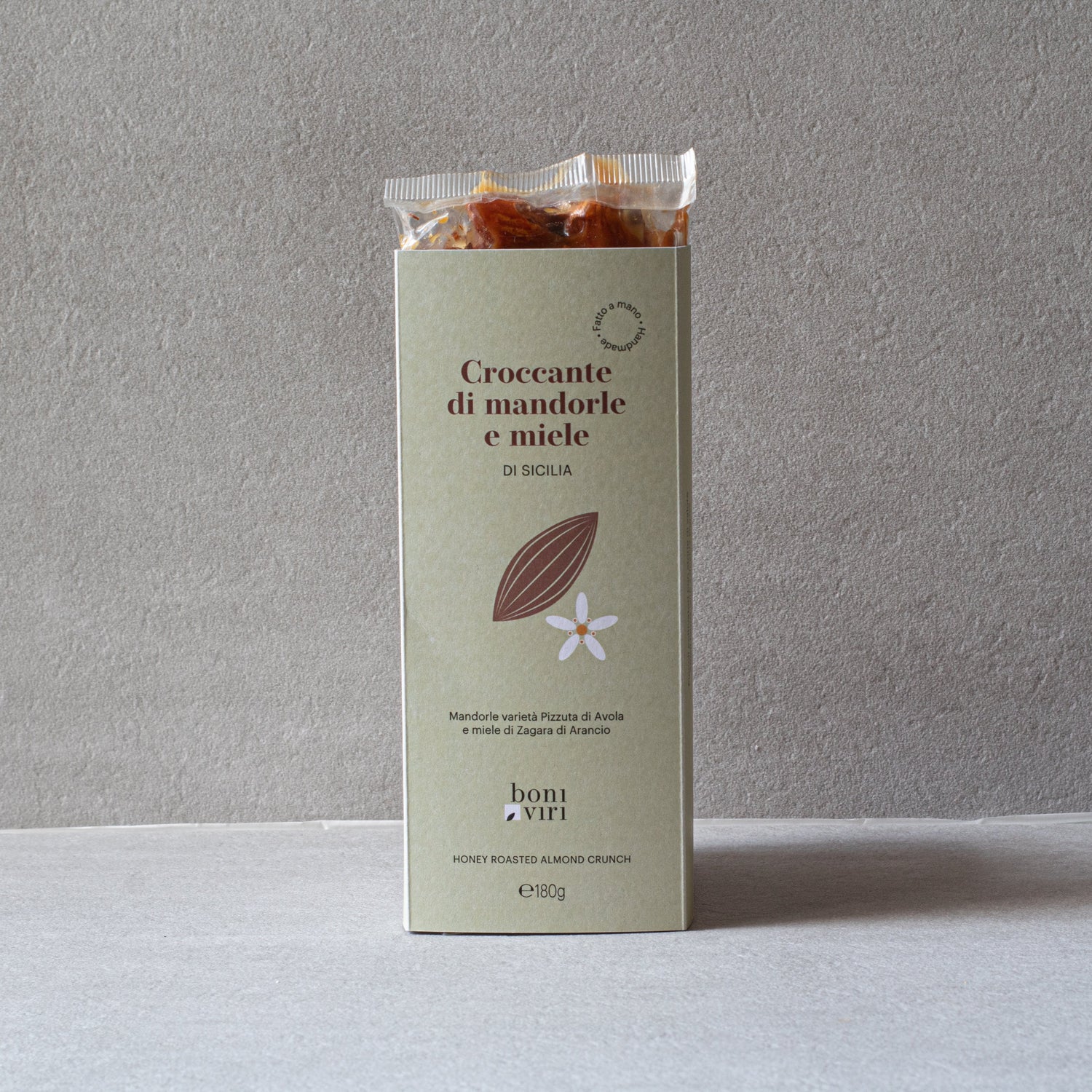 Crunchy Pizzuta di Avola Almond and Organic Orange Blossom Honey
