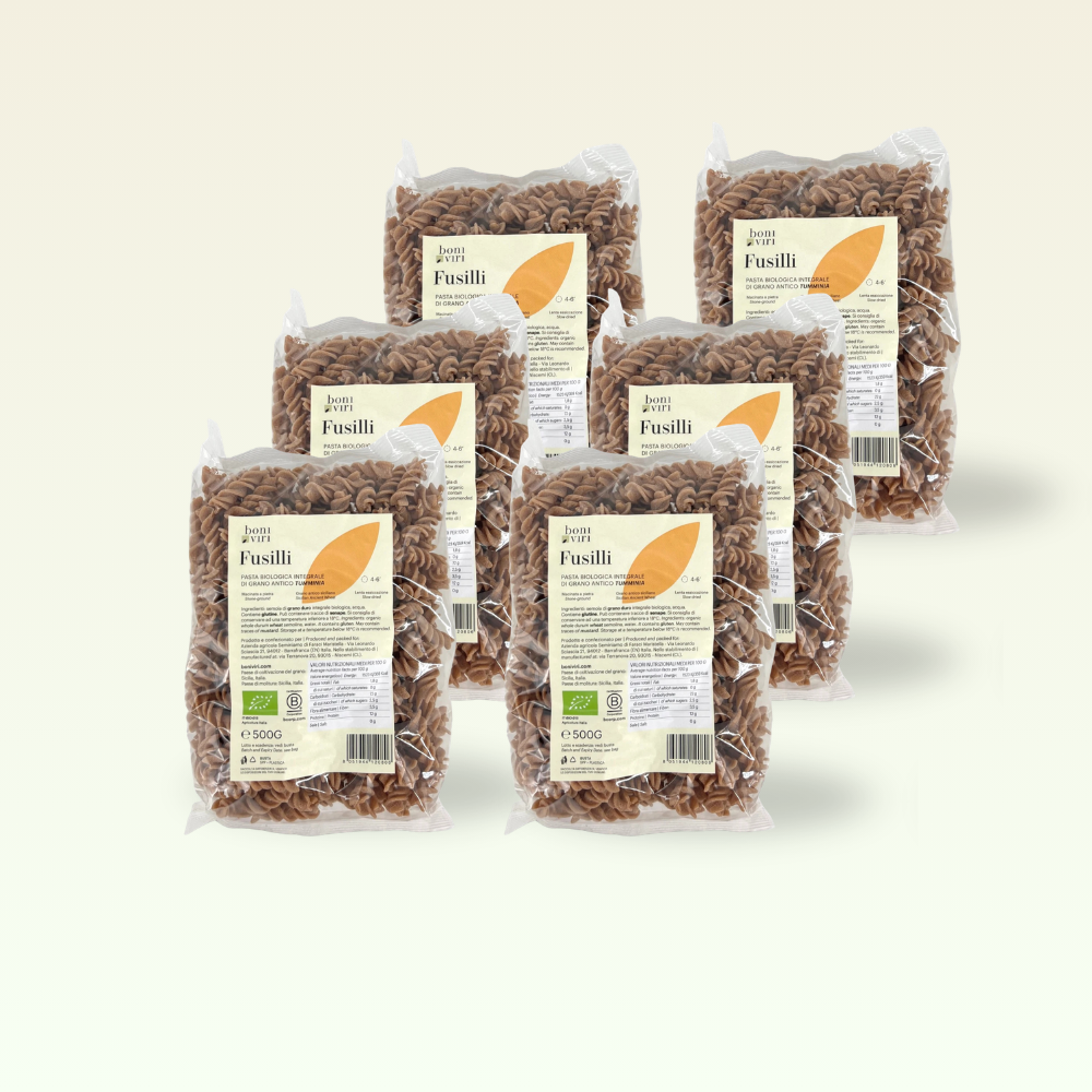 Fusilli Pasta Integrale di Grani Antichi Tumminia Bio