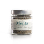 Menta essicata in barattolo di vetro