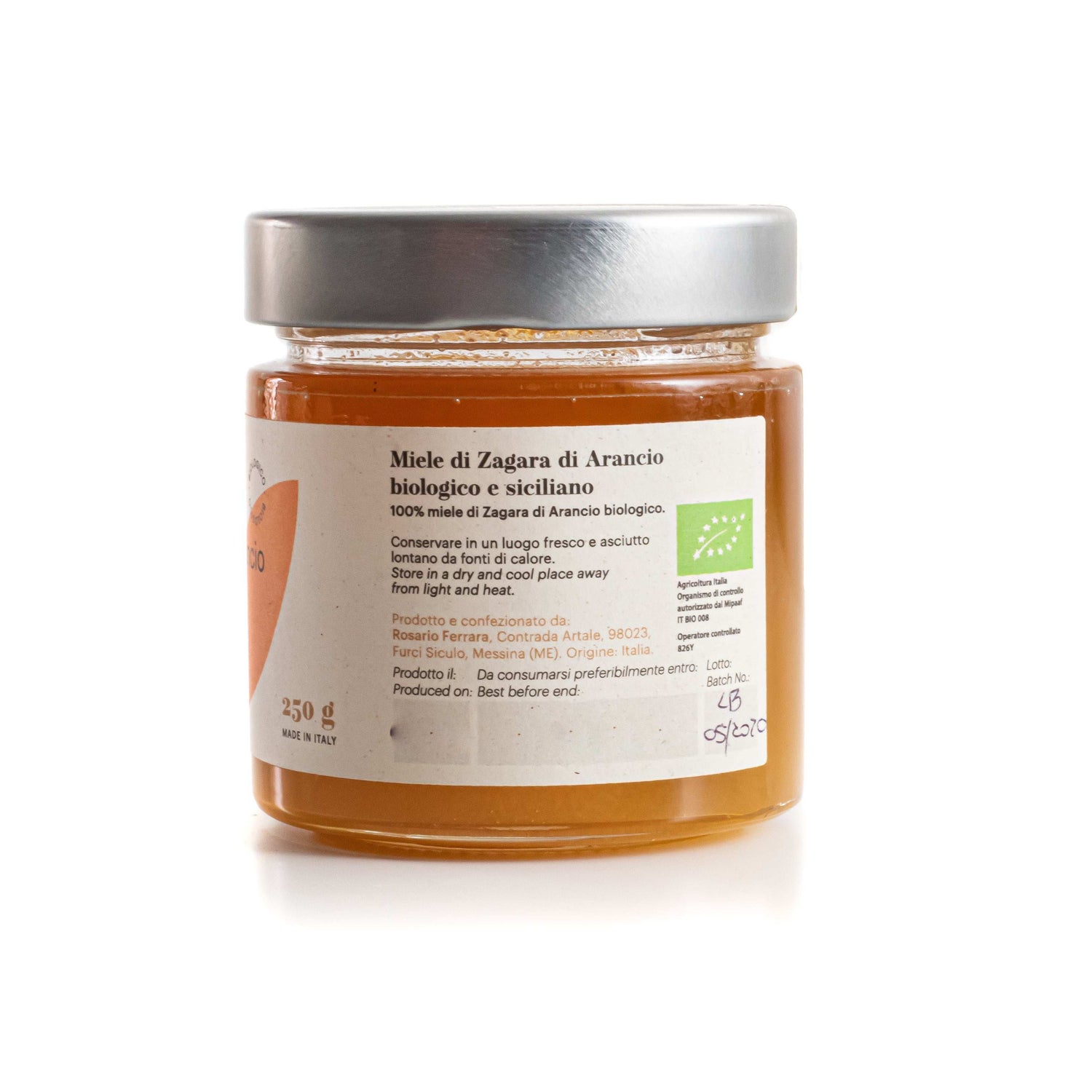 Miele di Zagara di Arancio Bio