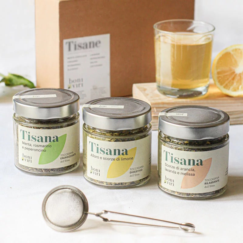 Collezione Tisane dell'Etna con infusore