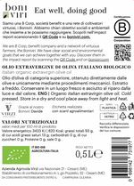 Olio d'Oliva "Garbato" - 100% EVO Bio Italiano