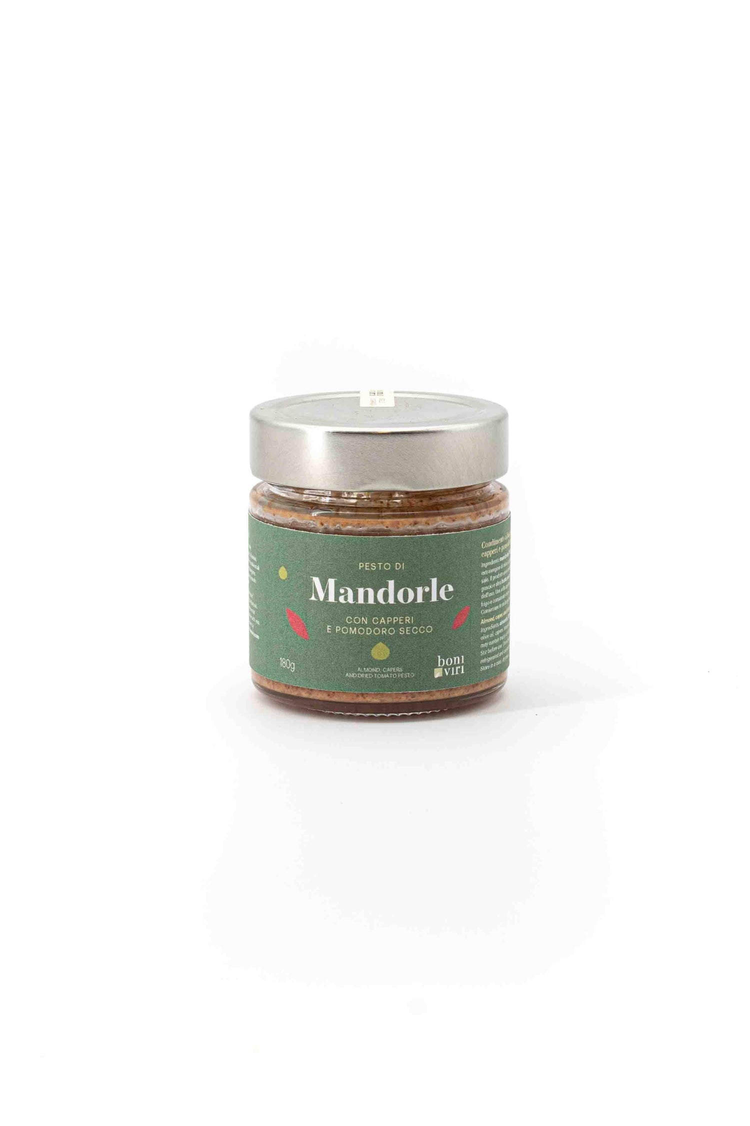 Pesto di mandorle con capperi e pomodoro secco